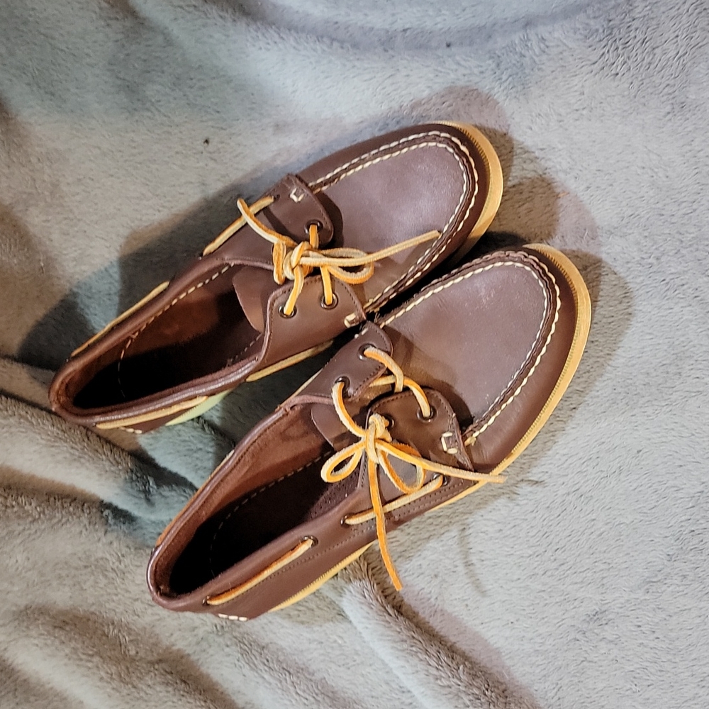 Sperry Classic Brown Leather Boat Shoes